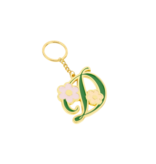 Dime MTL Dime Oversized Floral Keychain - Gold