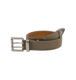 Dime MTL Dime Waxed Canvas Belt - Brown/Olive