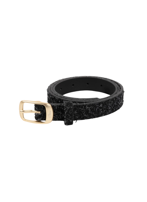 Dime Dress Leather Belt - Black