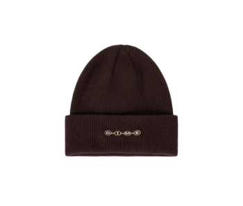 Dime Space Fold Beanie - Dark Brown