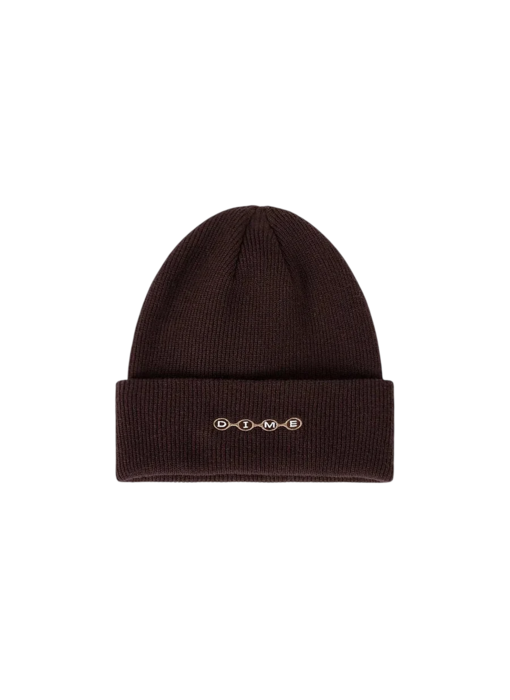Dime Space Fold Beanie - Dark Brown