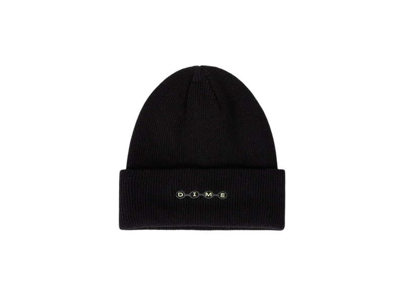 Dime MTL Dime Space Fold Beanie - Black