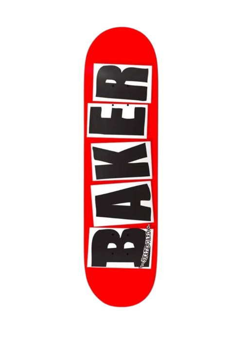 Baker Brand Logo Red/Black Deck