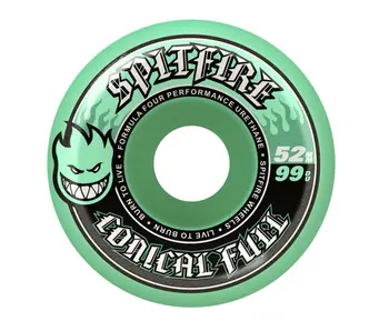Spitfire F4 99D Confull Teal Wheels - 52mm