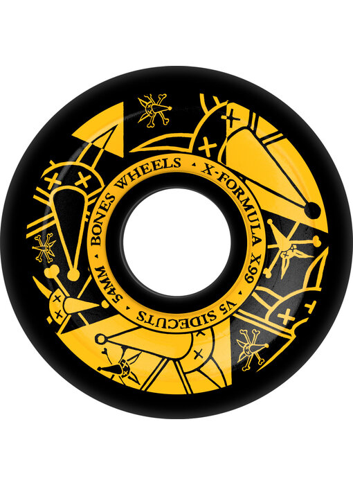 Bones X-Formula V5 Vato Noir Sidecut 99a Wheels