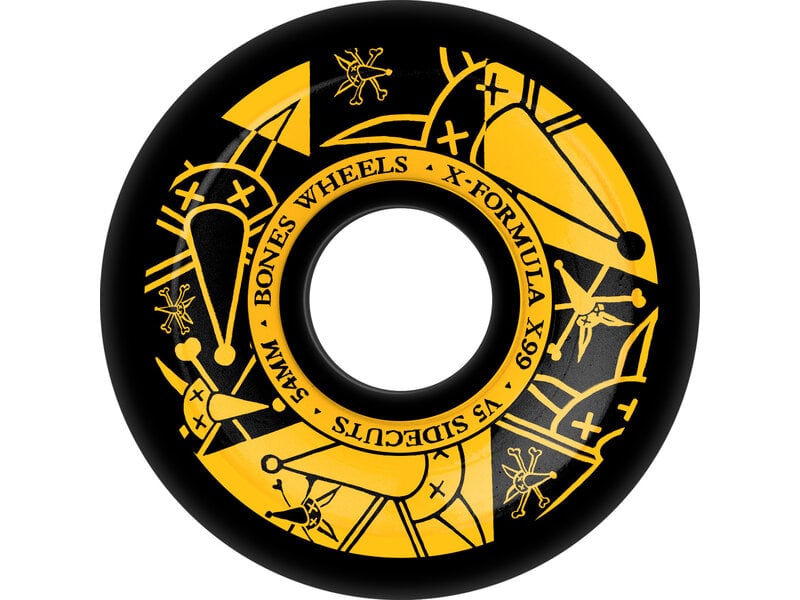 Bones Bones X-Formula V5 Vato Noir Sidecut 99a Wheels
