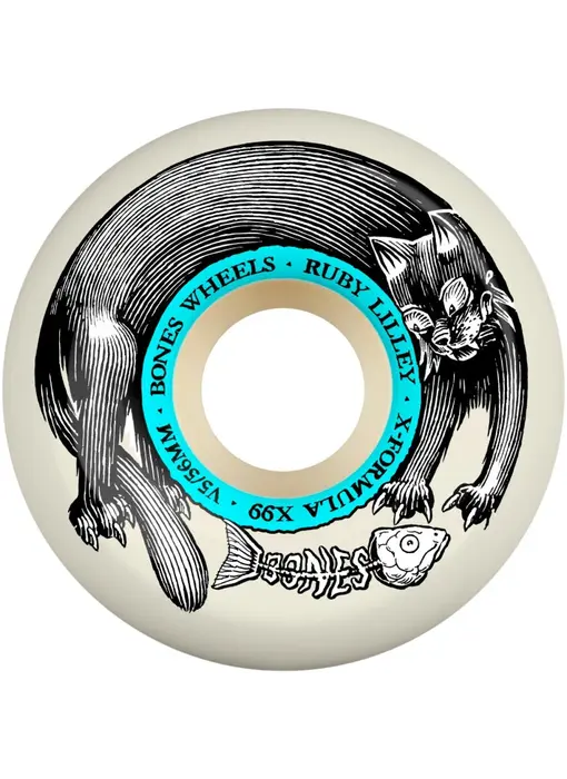 Bones X-Formula Lilly Black Cat V5 Sidecut 99a Wheels