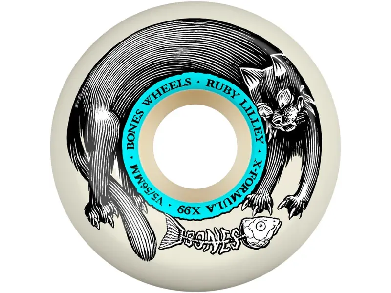 Bones Bones X-Formula Lilly Black Cat V5 Sidecut 99a Wheels
