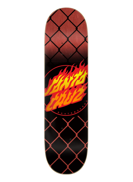 Santa Cruz Flame Dot Chain Deck - 8.25