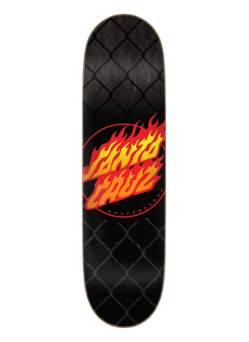 Santa Cruz Flame Dot Chain Deck - 8.5