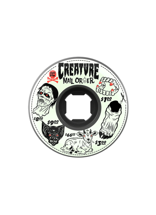 OJ X Creature Mail Order Bloodsuckers 97a Wheels - Black 54mm