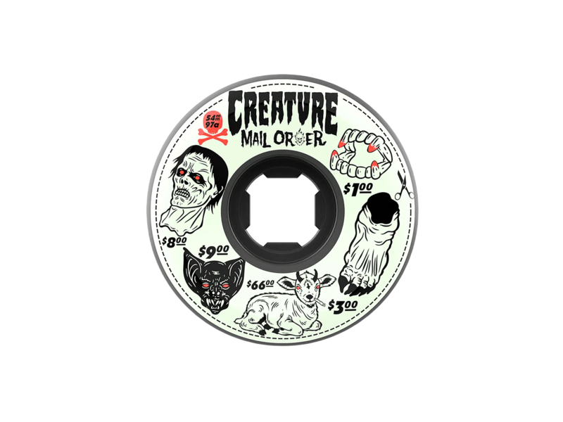 OJ Wheels OJ X Creature Mail Order Bloodsuckers 97a Wheels - Black 54mm