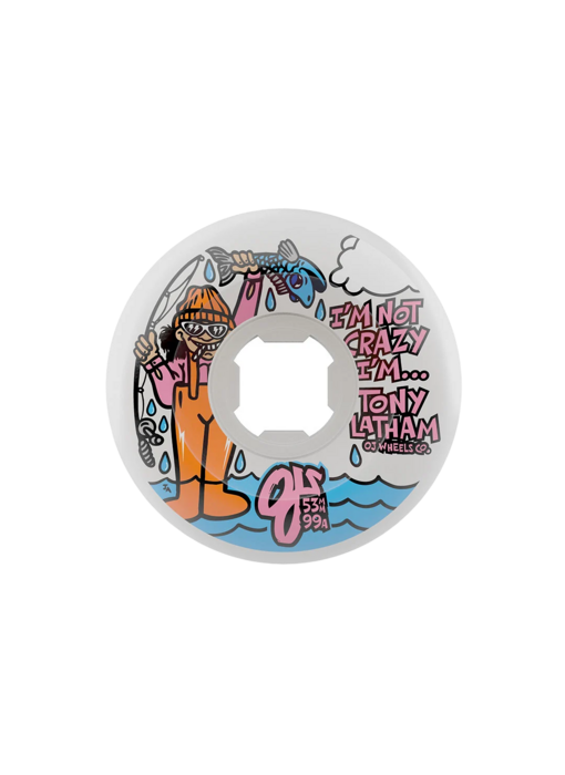 OJ Tony Latham Elite White Full Combo Wheels - 53mm