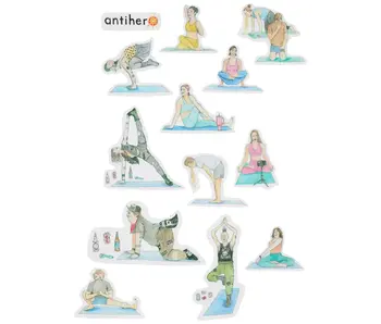 Anti Hero Farted N Yoga Class Sticker Pack