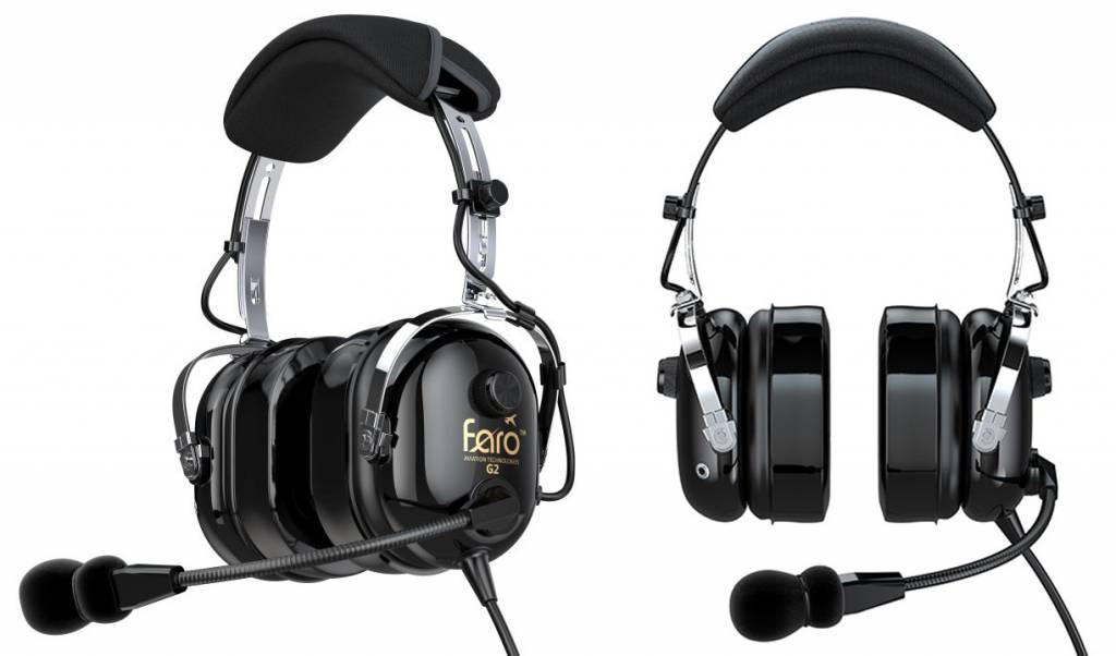 FARO G2 PASSIVE HEADSET, FARO, BLACK Pilot Outfitters