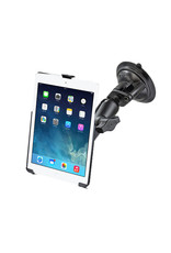 RAM SINGLE SUCTION CUP DOUBLE SOCKET, MEDIUM (3.69") iPad Air 1-2 EZ-ROLL'R