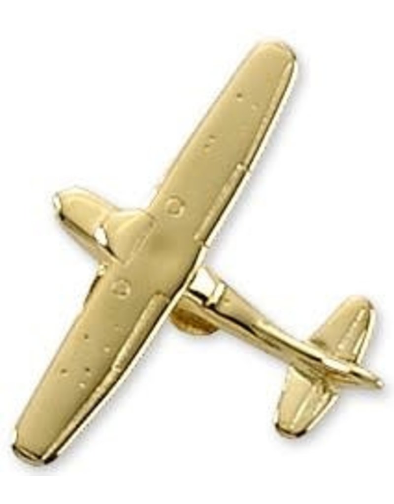 Cessna 172 Airplane Pin - Gold
