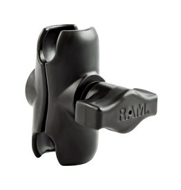 RAM SHORT DOUBLE SOCKET ARM FOR 1" BALL BASES (OVERALL LENGTH: 2.38")