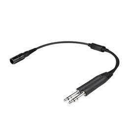 CRYSTAL MIC, LEMO TO GA HEADSET ADAPTER