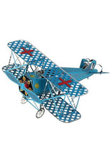 Colored Biplane Metal Puzzle