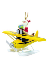 Yellow Sea Plane with Santa