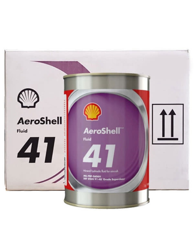 AEROSHELL HYDRAULIC FLUID 41 MIL-PRF-5606H 6 GALLON CASE