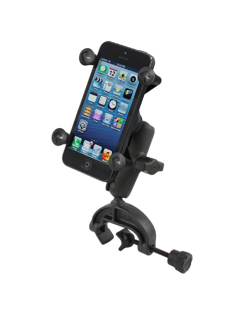 RAM YOKE MOUNT BASE WITH UNIVERSAL X-GRIP HOLDER FOR iPHONE / CELL PHONE
