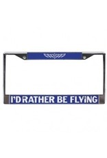 ASA I'D RATHER BE FLYING LICENSE FRAME