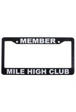 MEMBER MILE HIGH CLUB LICENSE PLATE FRAME