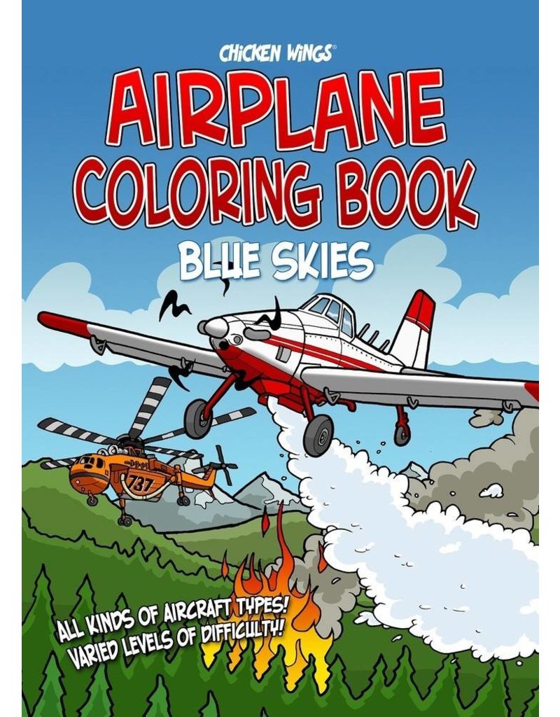 Chicken Wings, Blue Skies Coloring Book