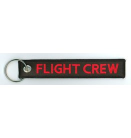 FLIGHT CREW Embroidered Keychain