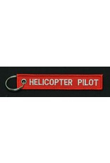 HELICOPTER PILOT embroidered keychain