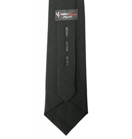Tie, Black XL, Polyester / Wool Blend