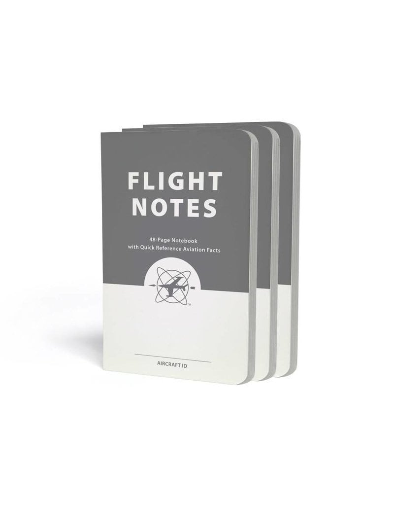 ASA Flight Notes, 48-page Notebook, 3-pack
