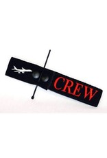 CREW Tag, Embroidered on Canvas