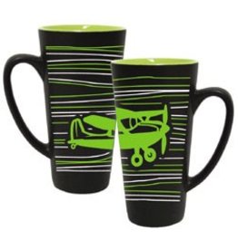 Green/Black Funnel Mug