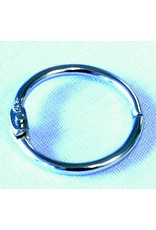 METAL 1" HINGED SNAP RING