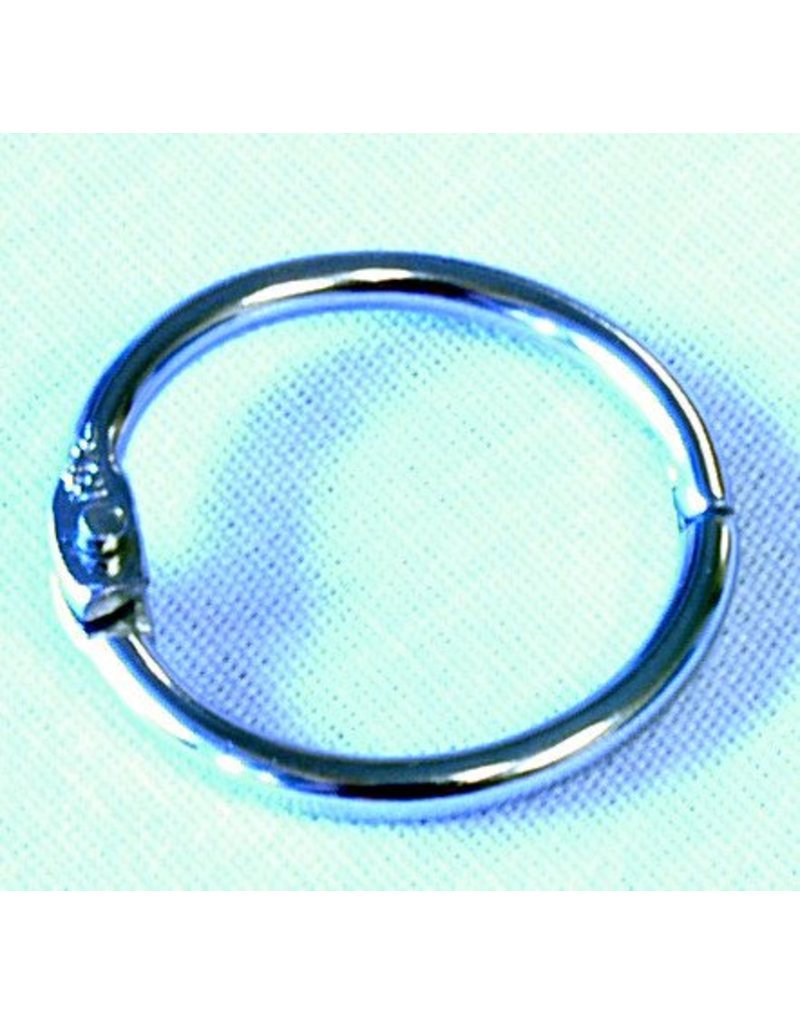 METAL 1" HINGED SNAP RING