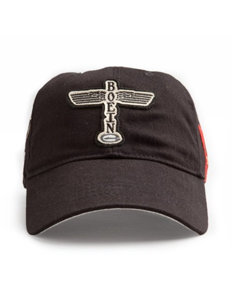 RED CANOE B17 CAP - Black