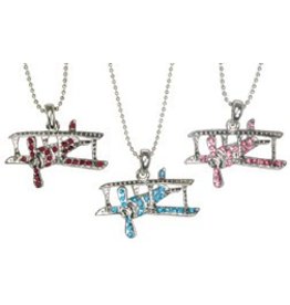 Crystal BIPLANE Necklace