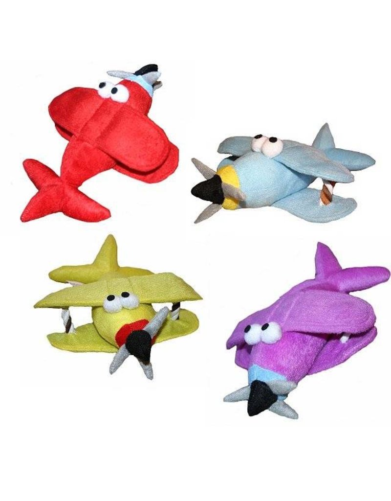 Bi Plane Squeeky Plush (Yellow)