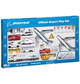 AIRPORT PLAY SET, 24 PIECE, BOEING CIV