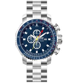 HME Mens ATC Aviator Chrono/All SS/Blue Dial