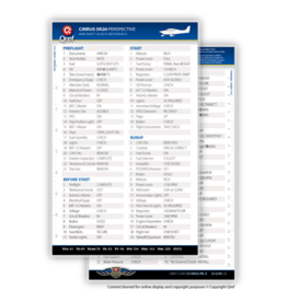 QREF CIRRUS SR20 PERSPECTIVE CHECKLIST CARD