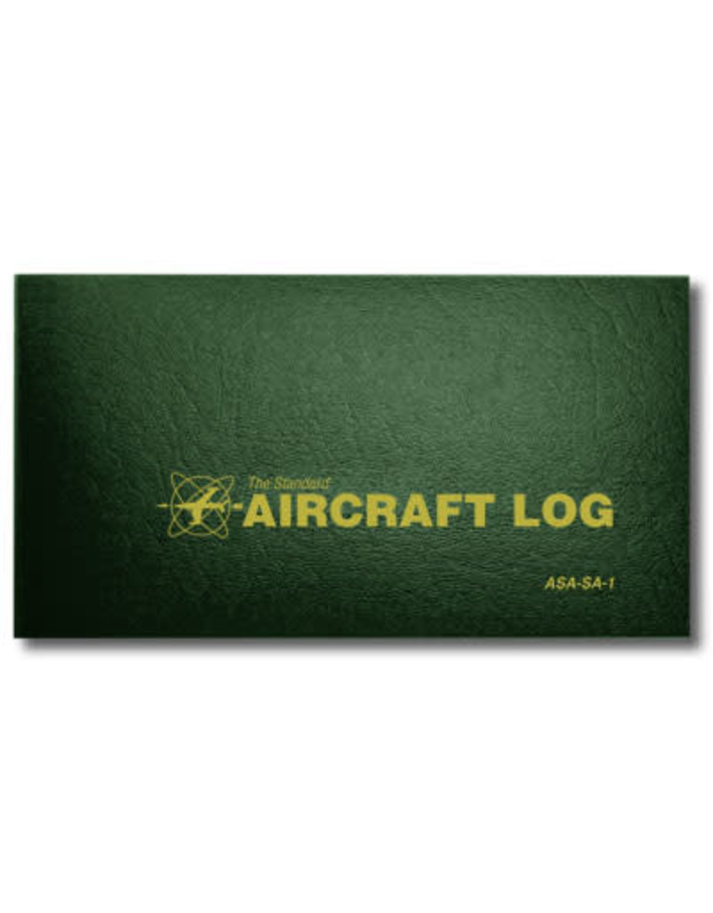 ASA AIRCRAFT LOGBOOK, SOFTCOVER - GREEN