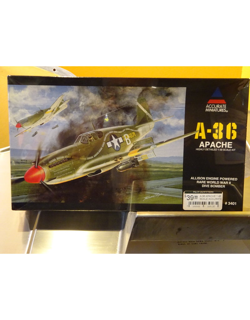 A-36 APACHE 1:48 SCALE ACCURATE MINIATURES