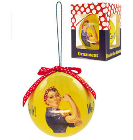 Rosie the Riveter Christmas Ornament