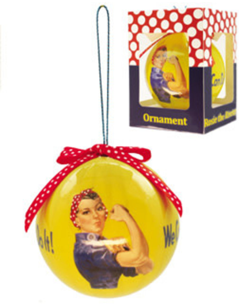 Rosie the Riveter Christmas Ornament