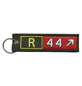 KEYCHAIN, EMBROIDERED, ROBINSON R44