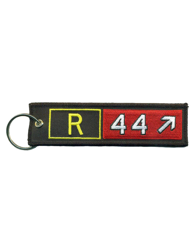 KEYCHAIN, EMBROIDERED, ROBINSON R44